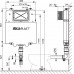 ALCAPLAST Basicmodul Slim - WC nádrž pre zamurovanie A1112B