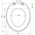 ALCAPLAST WC sedátko Basic A3550