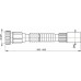 ALCAPLAST Flexi pripojenie 6/4 "x 40mm plast A79