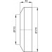 ALCAPLAST WC rozeta malá priemer 110mm A98