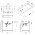 ALVEUS LINE 90 Maxim kuchynský drez, 795 x 505 mm, F/S 1092002