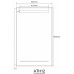AQUALINE Zrkadlo 50x80cm, podsvietené s policou ATH12