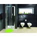 KOLO Geo-6 skladacie dvere 90 cm do niky, k bočnej stene Prismatic/strieborná GDRB90205003