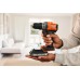 Black & Decker BCD383D1XK Vŕtací skrutkovač s príklepom (45Nm/18V/1x2,0Ah), kufor