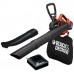BAZÁR Black & Decker GWC3600L20 Aku záhradný vysávač a fukár 36V, PO SERVISE!!