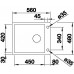BLANCO CLARON XL 60-IF / A DampfgarPlus Infini nerez hodvábny lesk s excentrom 521641