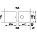 BLANCO Jaron XL 6 S-IF Infini nerez s excentrom 521666