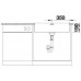 BLANCO ANDANO 700 IF / A Infini Nerez hodvábny lesk s excentrom PushControl 525246