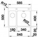 BLANCO ANDANO 340/180 IF / A Infini Nerez hodvábny lesk s excentrom PushControl 525247