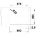 BLANCO ANDANO 340/180 IF / A Infini Nerez hodvábny lesk s excentrom PushControl 525247