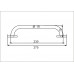 NIMCO UNIVERSAL madlo, úprava chróm 230x19mm BM3035MC-26
