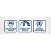 BOSCH GWS 850 CE Úhlová bruska 125 mm +diamantový deliací kotúč, 0.615.990.J21