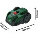 BOSCH VISIMOW18V-100 Aku robotická kosačka na trávu, 1x 4,0Ah 06008E1000