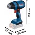BOSCH GHG 18V-50 PROFESSIONAL Akumulátorová teplovzdušná pištoľ 06012A6500