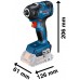 BOSCH GDR 18V-200 PROFESSIONAL Akumulátorový rázový uťahovač 06019J2105