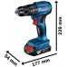 BOSCH GSB 185-LI Akumulátorový kombinovaný skrutkovač 06019K3102