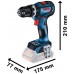 BOSCH GSB 18V-90 C Aku príklepový vŕtací skrutkovač, 2x 4.0Ah, L-BOXX 06019K6104