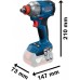 BOSCH GDX 18V-285 + GSR 185-LI + 2× 2,0 Ah + GAL 18V-20 +kufor PROFESSIONAL 06019N2123