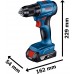 BOSCH GDX 18V-285 + GSR 185-LI + 2× 2,0 Ah + GAL 18V-20 +kufor PROFESSIONAL 06019N2123