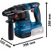 BOSCH GBH 18V-22 PROFESSIONAL Akumulátorové vŕtacie kladivo s upínaním SDS plus 0611924004