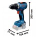 BOSCH GSR+GWS+GBH+3× 4,0Ah+GAL 18V-40 PROFESSIONAL náradia 18V súprava 3 ks 0615A5007L