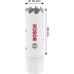 BOSCH Multi Dierovka na rôzne materiály so závitom, 16 x 40 mm 2608594559