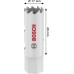 BOSCH Multi Dierovka na rôzne materiály so závitom, 17 x 40 mm 2608594560