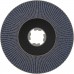 BOSCH Lamelový brúsny kotúč PRO X571, zalomený, 125 mm, G120, X-Lock 2608619204