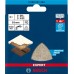 BOSCH Sada brúsnych papierov EXPERT M480, 93 x 93 mm, 6 ks 2608901204