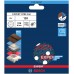 BOSCH Fóliový brúsny kotúč EXPERT O780, 125 mm, G120 2608902401
