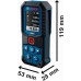 BOSCH GLM80-35C PROFESSIONAL Laserový merač vzdialeností 0601075600