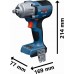 BOSCH GDS18V-450H PROFESSIONAL Akumulátorový rázový utahovák, 2x4,0Ah, L-BOXX 06019K4202