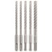 BOSCH Sada vrtákov SDS plus-5X, 5 ks pr. 6/6/8/8/10 mm 2608833911