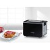 BAZÁR Bosch Styline Compact toaster (860W/čierny) TAT8613 ROZBALENÉ!!