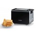 BAZÁR Bosch Styline Compact toaster (860W/čierny) TAT8613 ROZBALENÉ!!