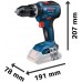BOSCH GSB 18V-55 PROFESSIONAL Akumulátorový príklepový vŕtací skrutkovač 06019H5302