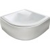 AQUALINE 80 Štvrťkruhová vanička hlboká, akrylát C83