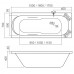 Roltechnik CLASSIC NEO 150x70 Obdĺžniková vaňa 9490000
