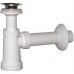 SAPHO umývadlový sifón, nerezová výpusť 5/4 ", zátka retiazka, odpad 40mm, plast CV1011