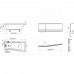 RAVAK BEHAPPY II Panel A čelné 160 cm - ľavý CZ96100A00