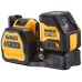 DeWALT DCE088D1G18 Aku krížový laser, zelený lúč (18V/1x2,0Ah) kufor Tstak