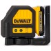 DeWALT DCE088D1R Aku krížový laser, červený lúč, XR (10,8V/2,0Ah)kufor Tstak