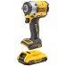 DeWALT DCF921D2T Aku rázový uťahovák 1/2" (406 Nm/18V/2x2,0Ah) kufor Tstak