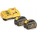 DeWALT DCK2055T2T Aku Sada 18V/54V (DCG414 + DCD996 + 2 x 6,0Ah + DCB118 + 2 x TSTAK II)