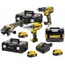 DeWALT DCKM009 aku sada náradia DCD791+DCF899+DCG406 (18V/ 3x5,0Ah)