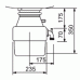 Franke DS-UP 300 drvič odpadu 134.0059.569