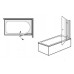 Villeroy & Boch Subway Vaňová zástena 90x150, pánty vpravo, vr. VilboClear, chróm satin