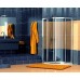 RONAL ECOR ECO-Line štvrťkruh s dvojdiel dverami, R50, 80cm,biela/číre sklo ECOR5000800407