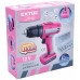 EXTOL LADY vŕtací skrutkovač aku, ružový, 12V Li-ion, 1500mAh 402402