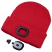 EXTOL LIGHT čiapka s čelovkou 45lm, nabíjací, USB, červená, univerzálna veľkosť 43198